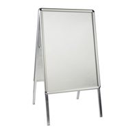 Kundenstopper A1 Outdoor SOLID-STOP 25 mm | Rondo  | silber 