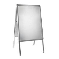 Kundenstopper A1 Outdoor SOLID-STOP 32 mm | Rondo  | silber 