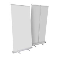 Roll Up Standard, ohne Druck, 200 x 100 cm | silber 