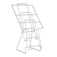 Prospekthalter JACKSON aus Draht, silber, A4 x 3 