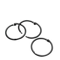 Heftringe Metall 19 mm  | schwarz 