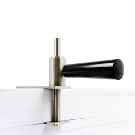 Papierabstecher aus Metall mit Stellschraube, Messbereich 0 bis 70 mm 