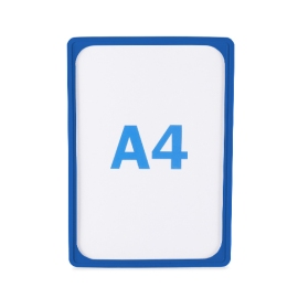 Plakatrahmen, Kunststoff A4 | blau