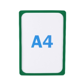 Plakatrahmen, Kunststoff A4 | grün