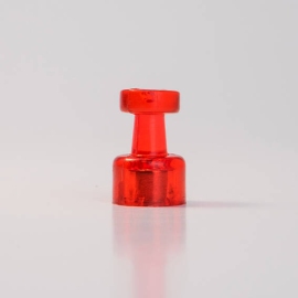 Magnetpins, ø = 10 mm, zu 10 Stück im Set rot