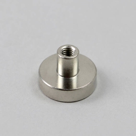 Bohrung 3 mm D=10 mm Topfmagnet mit Bohrung und Senkung Grade N38 H=4.5 mm 