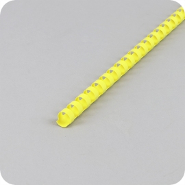 Plastikbinderücken A4, rund 12 mm | gelb