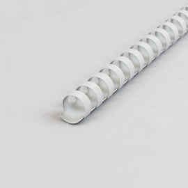 Plastikbinderücken A4, rund 16 mm | grau