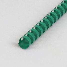 Plastikbinderücken A4, rund 19 mm | grün