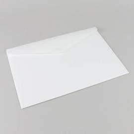 Dokumententasche A4, mit Klettverschluss, bis 135 Blatt, PP-Folie, weiß 