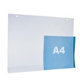Plakattaschen, Hart-PVC DIN A4 Querformat