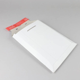 Versandtasche Karton B5, 210 x 265 x 30 mm, weiß 