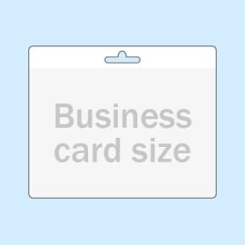 Ausweishüllen, Scheckkartenformat Weich-PVC 