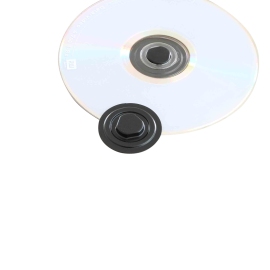 CD-Halter - CD-Clips, 35 mm, schwarz 