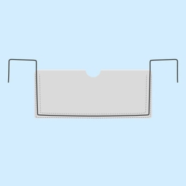 Drahtbügeltaschen für Kleinladungsträger, 240 x 90 mm, Breitseite offen 