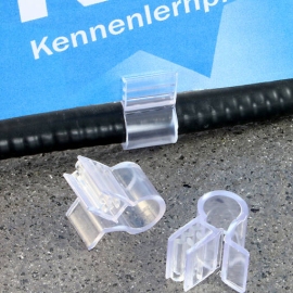 Drahtgrip mit Klemmwirkung, Breite 13 mm, transparent 