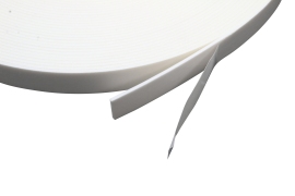 Doppelseitiges PE-Schaumklebeband, 1 mm dick, sehr stark/sehr stark, weiß 12 mm