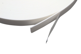 Doppelseitiges PE-Schaumklebeband, sehr stark/sehr stark, weiß 12 mm | 2 mm