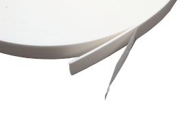 Doppelseitiges PE-Schaumklebeband, 1 mm dick, sehr stark/sehr stark, weiß 9 mm