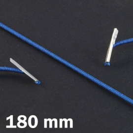 Gummizugschnüre 180 mm mit 2 Splinten, dunkelblau 