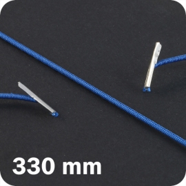 Gummizugschnüre 330 mm mit 2 Splinten, dunkelblau 