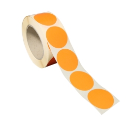 Markierungspunkte aus Papier orange | 50 mm