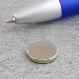 Scheibenmagnete aus Neodym, 12 mm x 1,5 mm, N35 