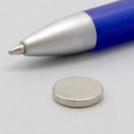 Scheibenmagnete aus Neodym, 12 mm x 2 mm, N35 