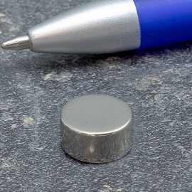 Scheibenmagnete aus Neodym, 12 mm x 6 mm, N45 