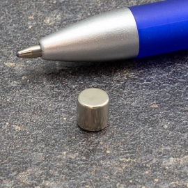 Scheibenmagnete aus Neodym, 6 mm x 6 mm, N48 