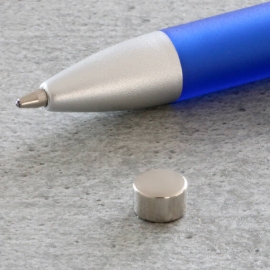 Scheibenmagnete aus Neodym, 7 mm x 4 mm, N35 