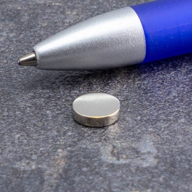 Scheibenmagnete aus Neodym, 8 mm x 2 mm, N45 