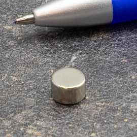 Scheibenmagnete aus Neodym, 8 mm x 5 mm, N45 