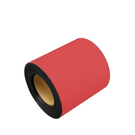 Farbiges Magnetband, anisotrop (Rolle mit 10 m) 150 mm | rot