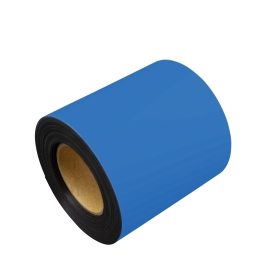 Farbiges Magnetband, anisotrop (Rolle mit 10 m) 150 mm | blau