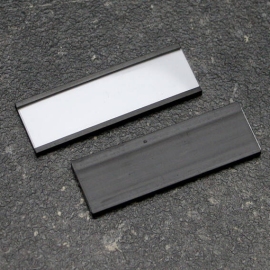 Etikettenhalter, C-Profil, magnetisch 20 x 60 mm