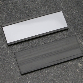 Etikettenhalter, C-Profil, magnetisch 30 x 80 mm