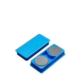 Büromagnet, Quader 50 x 23 mm | blau