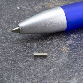 Quadermagnete aus Neodym, vernickelt 5 x 1,5 mm | 1 mm