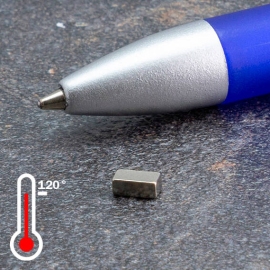 Quadermagnete aus Neodym, vernickelt 5 x 2,5 mm | 2 mm