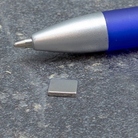 Quadermagnete aus Neodym, vernickelt 7 x 6 mm | 1.2 mm