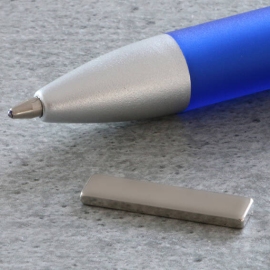 Quadermagnete aus Neodym, vernickelt 20 x 5 mm | 1.5 mm