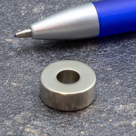 Ringmagnete aus Neodym, vernickelt 15 mm | 6 mm