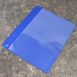 Neodym-Magnettaschen A4 Querformat, blau 