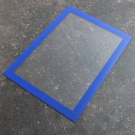 Magnetrahmen, mit Magnetband A4 | blau
