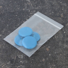 Plakatpieker, 30 mm, blau, 4 Stück im Beutel  