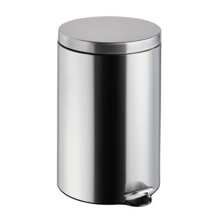 Treteimer 20 L Edelstahl  | silber  | matt 