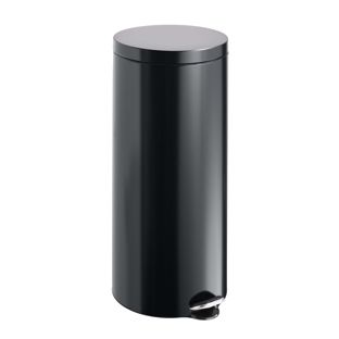 Treteimer 30 L Stahl  | schwarz  | matt 