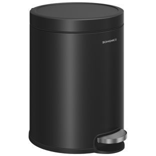 Kosmetikeimer Softclose 6 Liter, rund schwarz