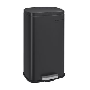 Tretmülleimer 30 Liter, Softclose schwarz